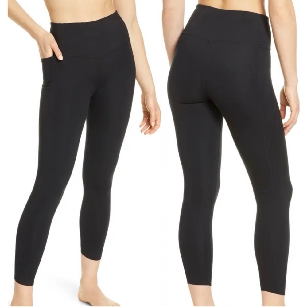 Zella Live In High Waist Pocket Crop Leggings